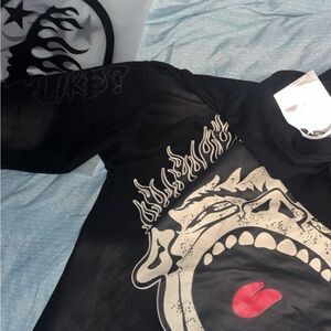 Men's Black hellstar hoodie size medium good quality never worn before